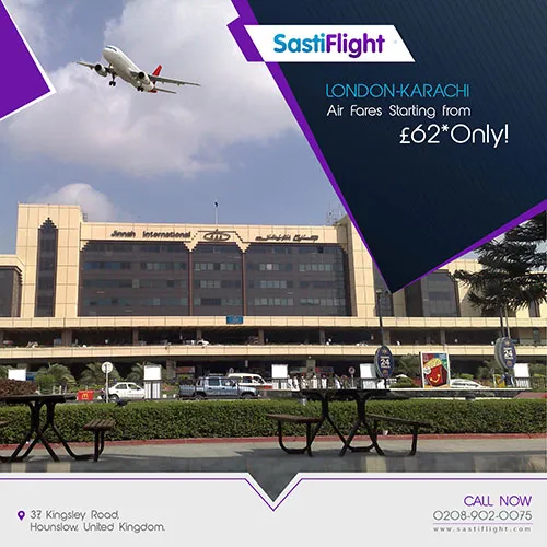 Sasti Flight social media design by Eleman